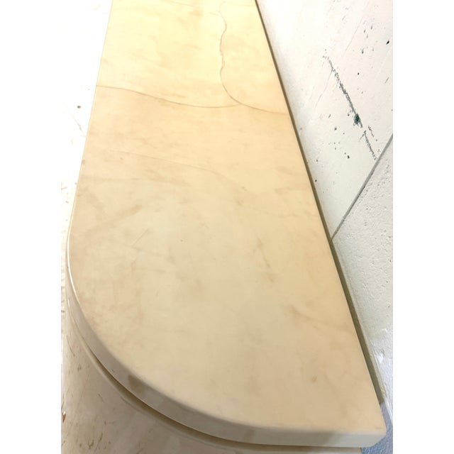 Monumental Karl Springer Goatskin Lacquer Credenza / Sideboard For Sale - Image 16 of 18