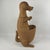 Wood Large VTG 28" Wicker Kangaroo Storage Basket Hamper Plant Toilet Paper Holder For Sale - Image 7 of 12