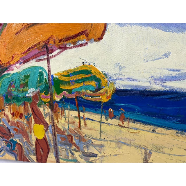 Impressionistic Seascape Original Oil Painting For Sale - Image 9 of 9