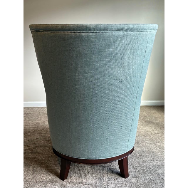 Pair of Late 20th Century Bill Sofield for Baker Manor Walnut Wing Lounge Chairs For Sale In Charlotte - Image 6 of 10