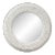 Jamie Young Strand Beaded Mirror in White For Sale