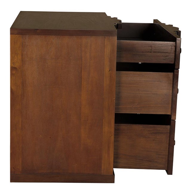 NOIR Kiss Dresser, Hand Rubbed Brown For Sale In Los Angeles - Image 6 of 10