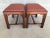 Hickory Chair Furniture Company Hickory ChairFurniture Chippendale Style Mahogany Stools - A Pair For Sale - Image 4 of 9