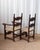 1960s Mexican Brutalist Wood and Rush Ladderback Dining Chairs - Set of 6 For Sale - Image 4 of 18