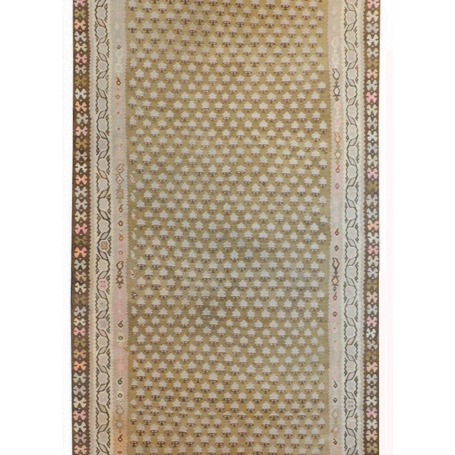 Tribal Vintage Kurdish Kilim Runner For Sale - Image 3 of 12