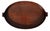 Early 19th Century Large Regency Mahogany and Brass Banded Oyster Tray For Sale - Image 5 of 7