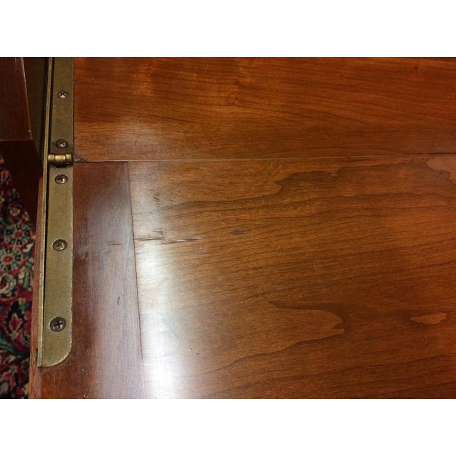 English Vintage Secretary Desk, Cherry Desk by Maddox Furniture For Sale - Image 3 of 18