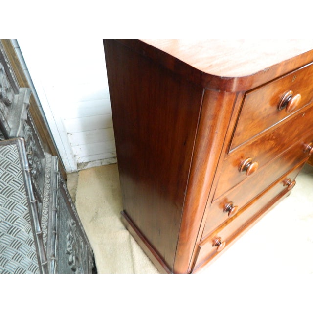 Victorian Mahogany Chest of Drawers, 1890s For Sale - Image 16 of 18