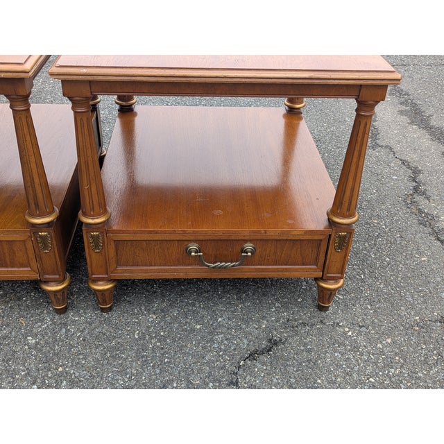 Henredon Henredon Mid 20th Century Vintage Italian-Style Side Tables - A Pair For Sale - Image 4 of 13