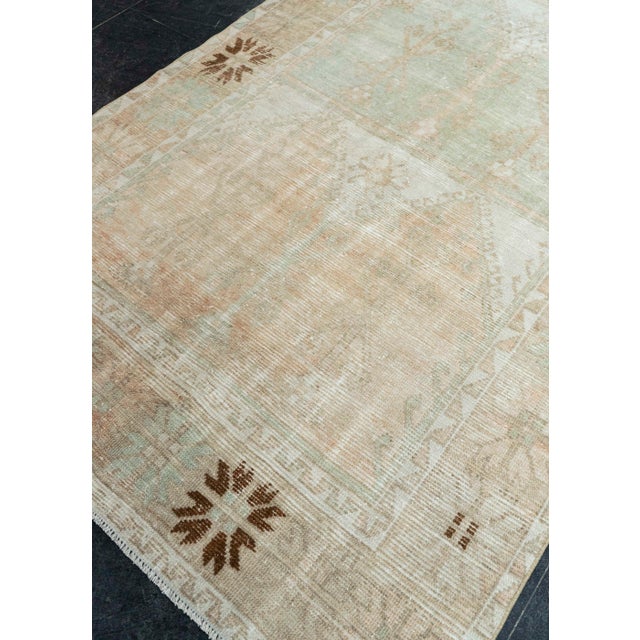 Textile Turkish Vintage Rug 5' x 12'7" #21406 For Sale - Image 7 of 8