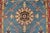 Blue Kazak Runner 2’8” X 9’9” Blue Wool Tribal Hand-Knotted Oriental Rug For Sale - Image 8 of 13