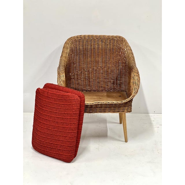 Set of Rattan Lounge Chairs, 1960s For Sale - Image 14 of 18