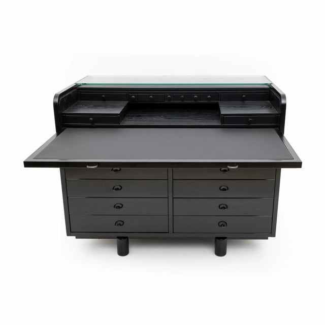 Mid-Century Italian Modern Desk Table by Gianfranco Frattini for Bernini, 1960s For Sale - Image 9 of 9