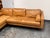 Contemporary Poly & Bark Napa Leather Sectional Sofa + Chaise, Cognac Tan For Sale - Image 3 of 12