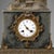 Wood Antique Table Clock in Gilded Antimony For Sale - Image 7 of 13