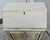 Vintage Venetian Style Distressed Antique White Slant Front Desk For Sale - Image 11 of 12