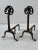 American Antique Wrought Iron Figural Ram Andirons, a Pair, Circa Early 20th Century For Sale - Image 3 of 18