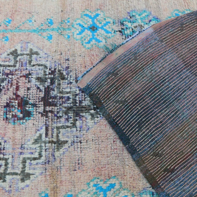 1970s 1970s Handmade Moroccan Boujad Rug - 5'0" X 8'8" Ft For Sale - Image 5 of 8