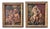 Neapolitan School Artist, Devotional Scenes, Paintings on Panels, Set of 2 For Sale
