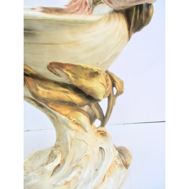 Royal Dux Porcelain CenterPiece Circa 1900 For Sale - Image 11 of 16
