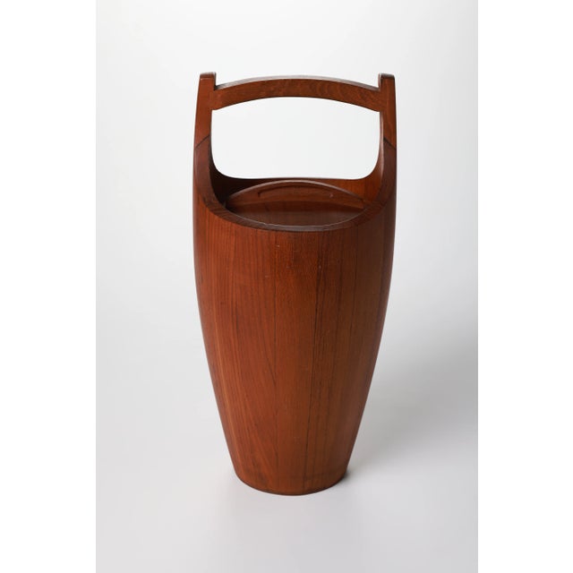 Dansk Teak Ice Bucket by Jens Quistgaard | Mid-Century Modern Scandinavian Design Classic, sculptural, and oh-so-cool —...