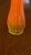 Glass Vintage 60's Bittersweet l.e. Smith Orange Art Glass Swung Vase 30 1/2" Tall MCM Handblown Floor Vase For Sale - Image 7 of 15