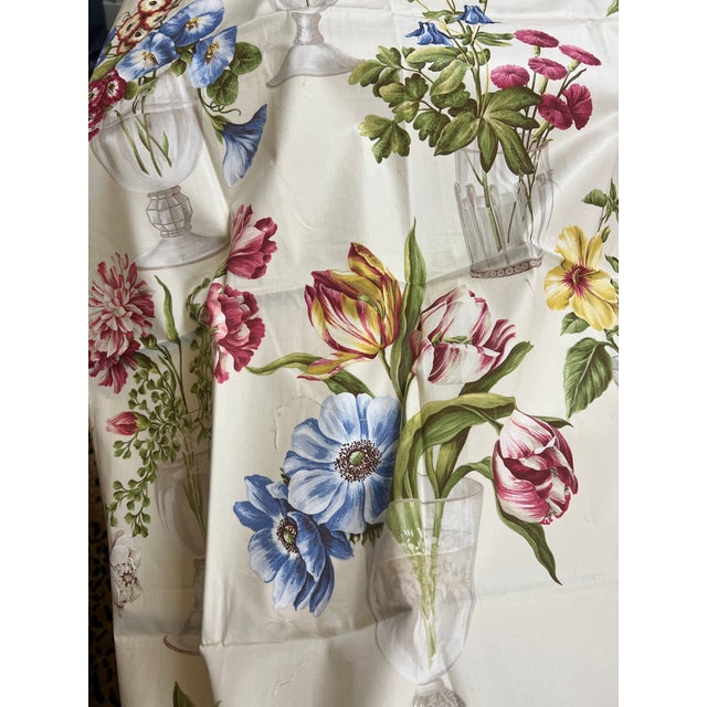 Brunschwig & Fils 1990s Brunschwig & Fils Floral Print Fabric For Sale - Image 4 of 5