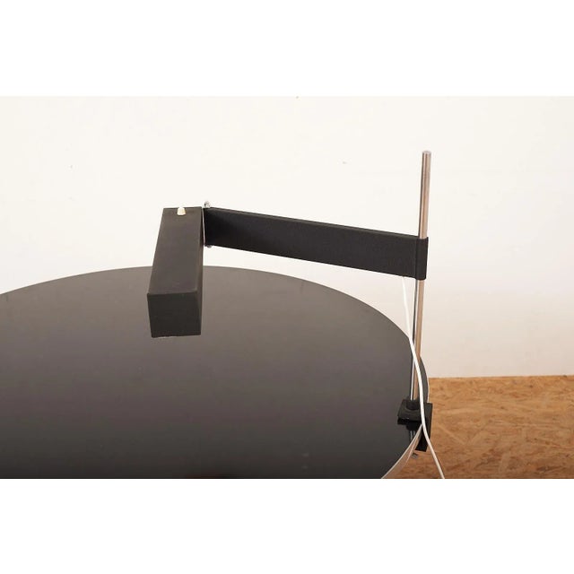 Black Mid-Century Model Saffa Table Lamp by Dieter Wäckerlin for Swisslamps, 1950s For Sale - Image 8 of 14