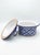 Fait Main - Vintage, French Pottery, Lidded Serving Dish, Blue & White For Sale - Image 4 of 4