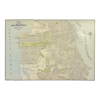 Map of the City of San Francisco – By George F. Cram, 1889 For Sale