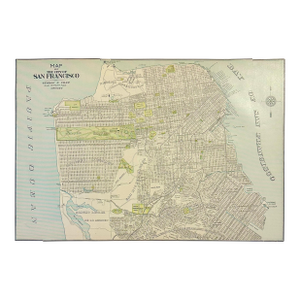 Map of the City of San Francisco – By George F. Cram, 1889