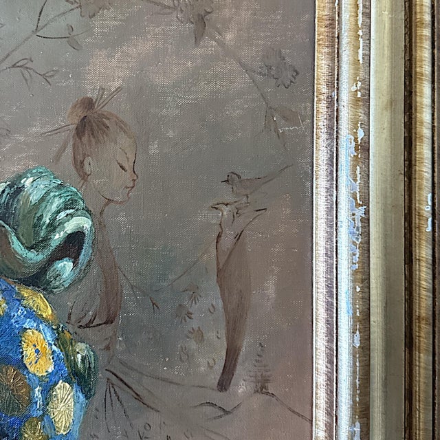 Surrealist Still Life With Foo Dog by Zsuzsanna Suger, Signed Oil on Canvas, C. 2000 For Sale - Image 4 of 8