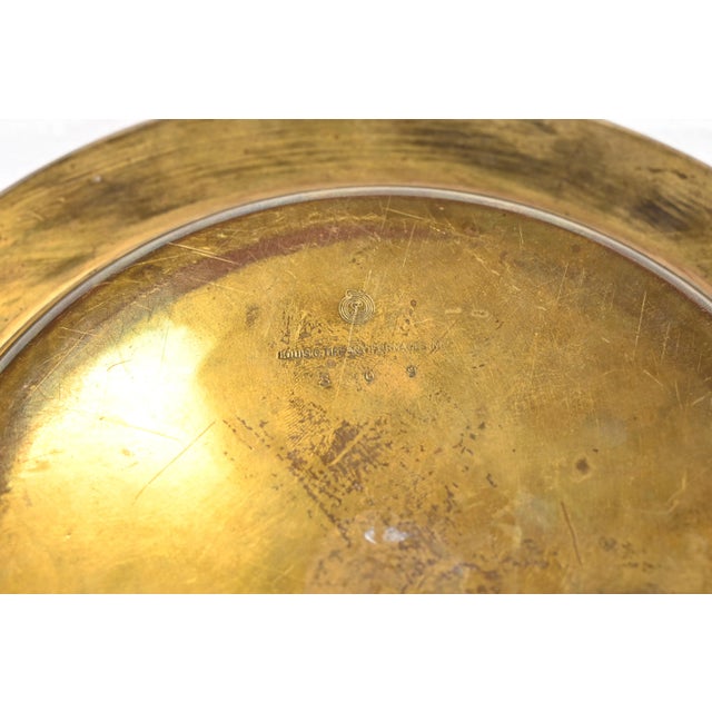 Bronze Louis Comfort Tiffany Furnaces Bronze Doré and Enamel Plate For Sale - Image 8 of 10
