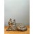 This vintage doorstop is a charming, weighty cast figure of a long-haired cat in a relaxed, reclining pose. The body is...