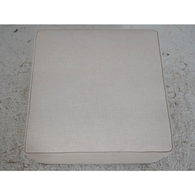 Ethan Allen Astor Track Arm Sofa & Ottoman For Sale - Image 15 of 18