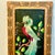 Black 1950s Vintage Mexican Folk Art Original Feather Bird Mixed Media Painting. For Sale - Image 8 of 10