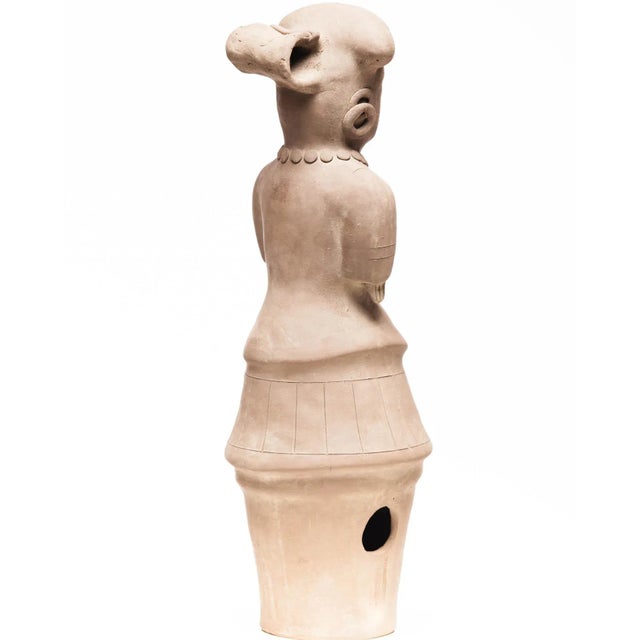 Japanese Japanese Haniwa Terracotta Noble Woman Figure For Sale - Image 3 of 6