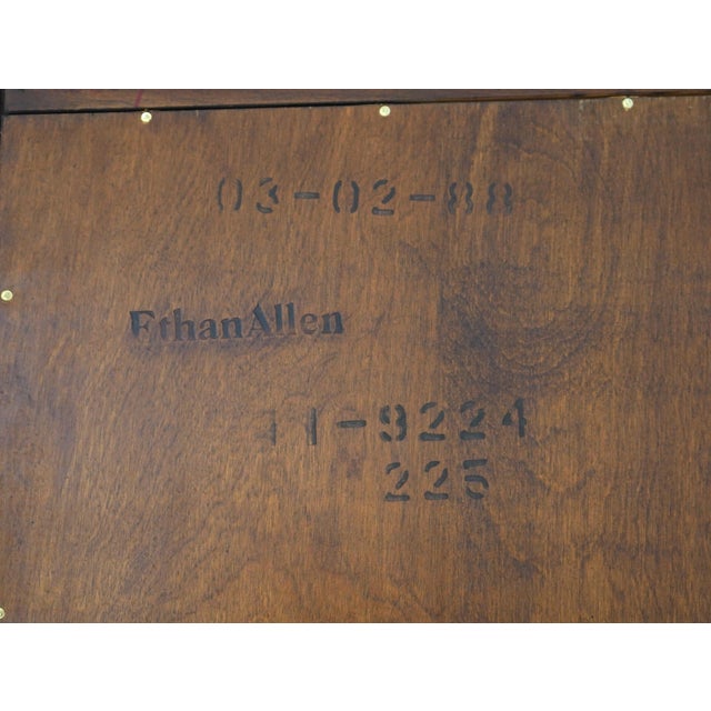 Ethan Allen Georgian Court Cherry Secretary Desk For Sale - Image 18 of 18