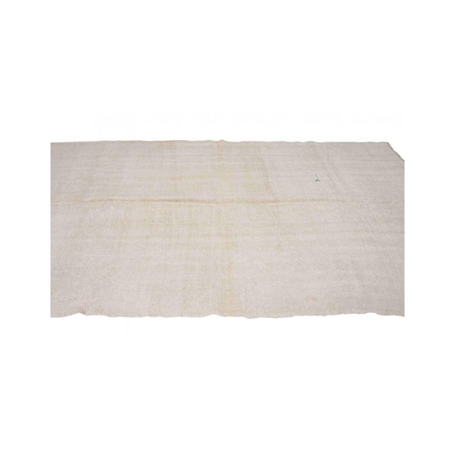 Vintage Modern Hemp Kilim Rug - 5`3″ X 10`0″ Ft. For Sale - Image 4 of 6
