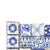 Earthenware - Lot of thirty tiles - 19th century. Portuguese from the 19th/20th centuries, polychrome decorations in...