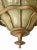 Antique 1920's art glass ceiling pendant light. Attributed to Caldwell. Very rare. Provenance:An Eastchester, New York...
