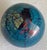 Abstract Art Glass Sphere MCM Colorful Decor Piece For Sale - Image 4 of 9