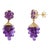 Statement Earrings in Amethyst, a Pair For Sale