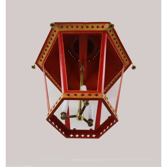 Chinoiseries Two-Tiers Ceiling Chandelier. For Sale - Image 4 of 12