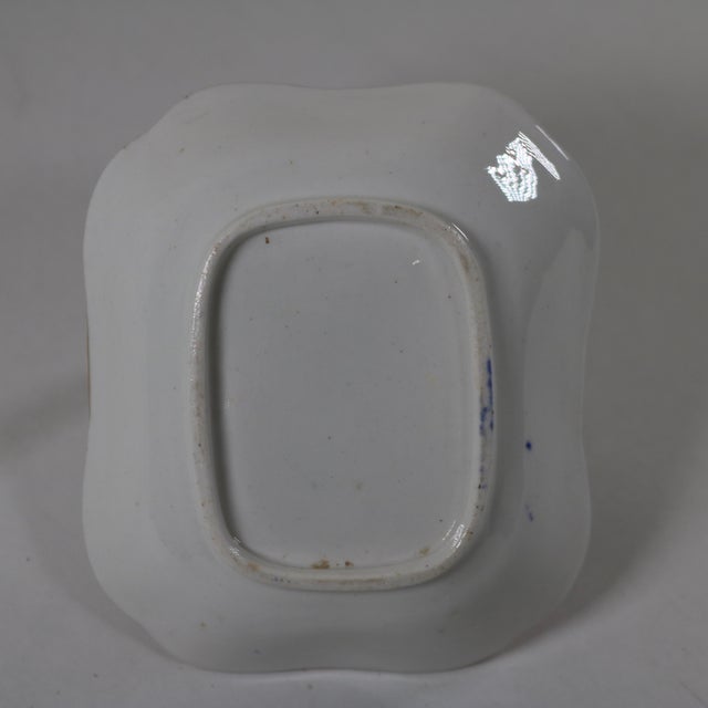 Coalport Porcelain A Small Antique Porcelain Basket Attributed to Coalport Early 19th Century For Sale - Image 4 of 10