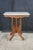 Antique Victorian Eastlake Walnut Carved Marble Top Parlor End Side Table 26" For Sale - Image 9 of 17