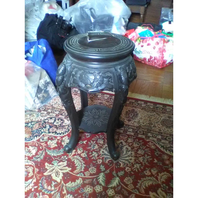 1900 - 1909 Japanese Small Round Table 1900's For Sale - Image 5 of 7