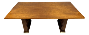 Art Deco Desk or Conference Table after Charles Dudouyt, 1940s