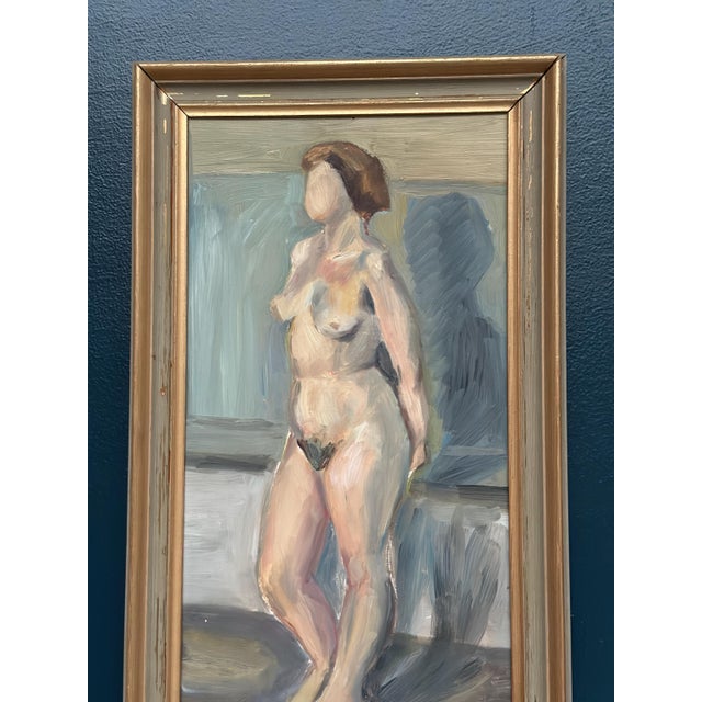 Gunnar Jonsson, Nude Woman, 1960s, Oil on Panel For Sale - Image 7 of 17