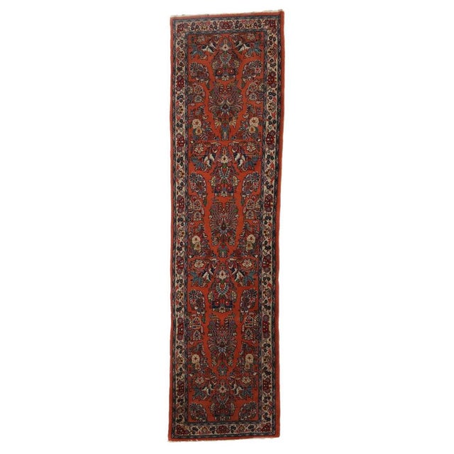 Red Middle Eastern Saruk Rug For Sale - Image 8 of 8